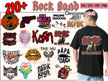 Best Rock Svg Bundle, Rock Music Svg Bundle, Rock Music Tshirt Design