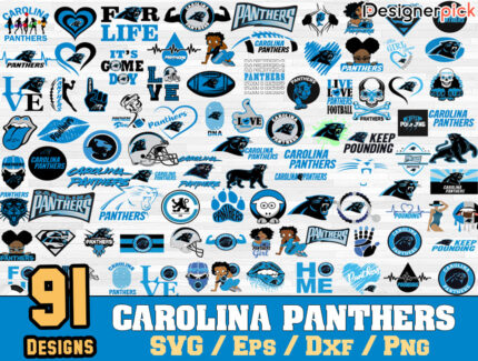 Carolina Panthers Svg Bundle, NFL Panthers Svg