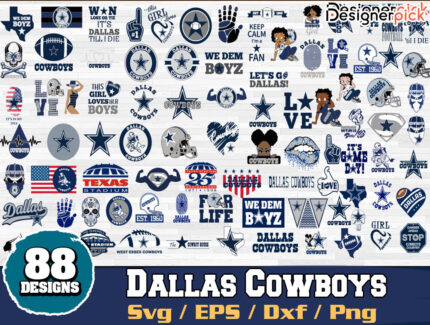 Dallas Cowboys Svg Bundle, NFL Cowboys svg