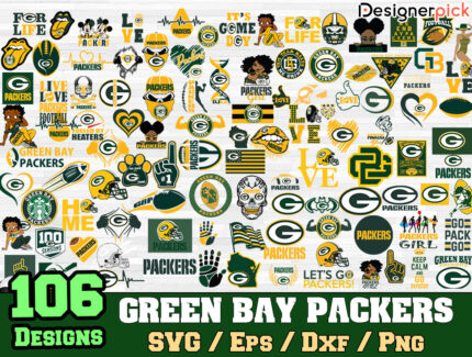Green Bay Packers Svg Bundle, NFL Packers svg