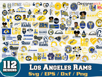 Los Angeles Rams Svg Bundle, NFL Rams svg