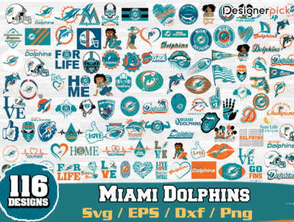 Miami Dolphins Svg Bundle, NFL Dolphins Svg