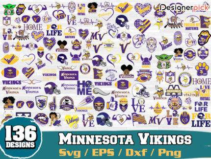 Minnesota VikingsSvg Bundle, NFL Vikings svg