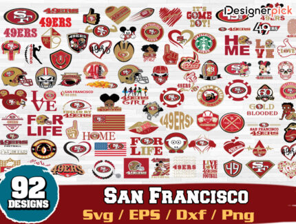 San Francisco 49ers Svg Bundle, NFL 49ers svg, NFL  Svg Bundle
