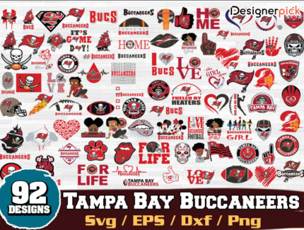 Tampa Bay Buccaneers Svg Bundle, NFL Buccaneers svg