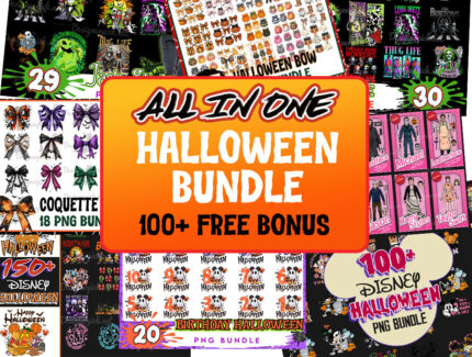 Halloween Png Bundle, Disney Halloween Png bundle