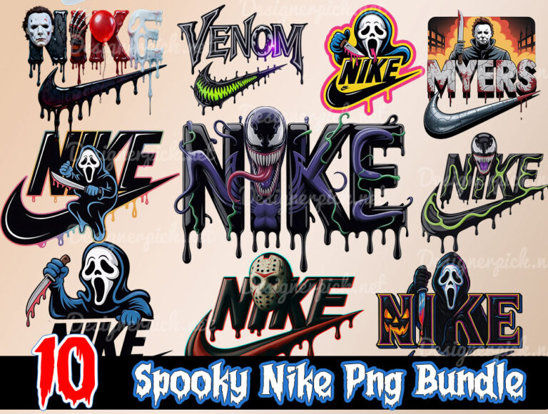 Nike Halloween Png Bundle
