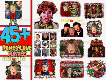 Home Alone Christmas Bundle Png, Holiday Movies Friends Png