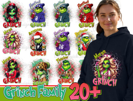 Grinch Christmas PNG Bundle , Funny Grinch PNG Clipart