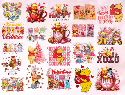 Winnie The Pooh Valentine’s Day Png