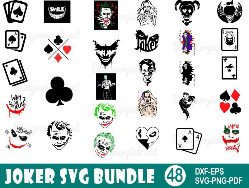 Joker SVG bundle - Designerpick